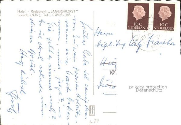 Niederlande Hotel Restaurant Jagerhorst Leende – Bild 2