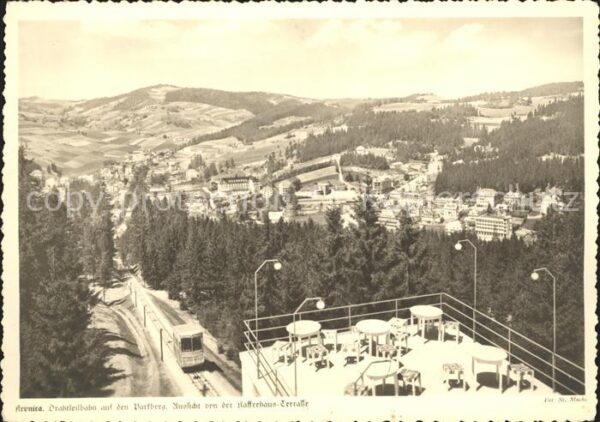 Krynica Morska Ostseebad Ostpreussen Bergbahn Dachterrasse