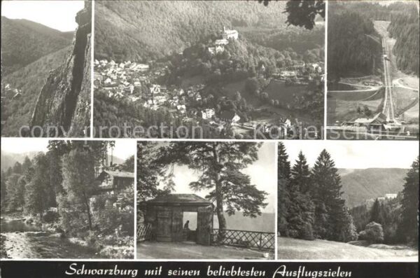 Schwarzburg Thueringer Wald mit seinen beliebtesten Ausflugszielen
