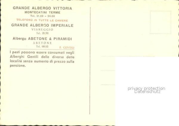 Montecatini Terme Grandhotel Victoria – Bild 2