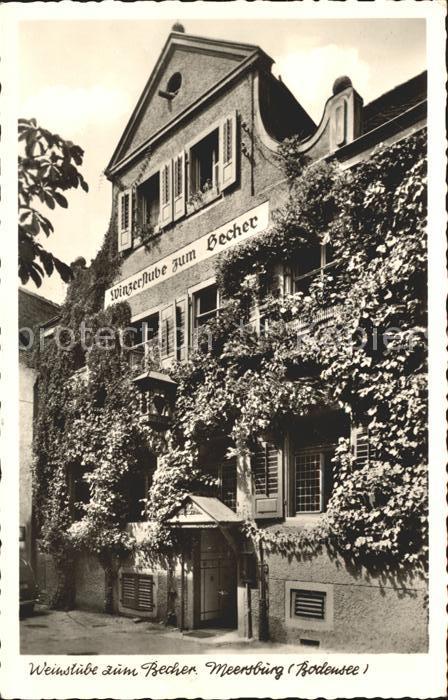 Meersburg Bodensee Weinstube zum Becher