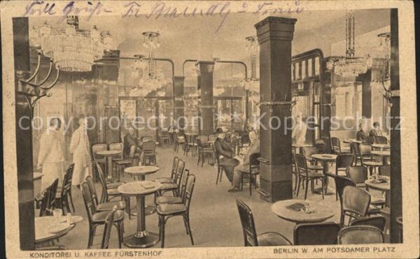 Berlin Potsdamer Platz Cafe Fürstenhof