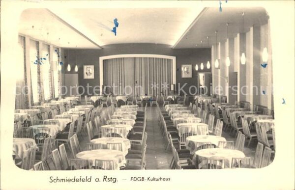 Schmiedefeld Rennsteig FDGB Kulturhaus