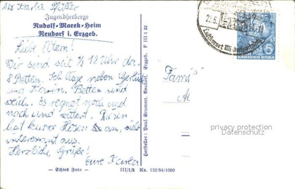 Neudorf Erzgebirge Jugendherberge Rudolf Marek Heim – Bild 2