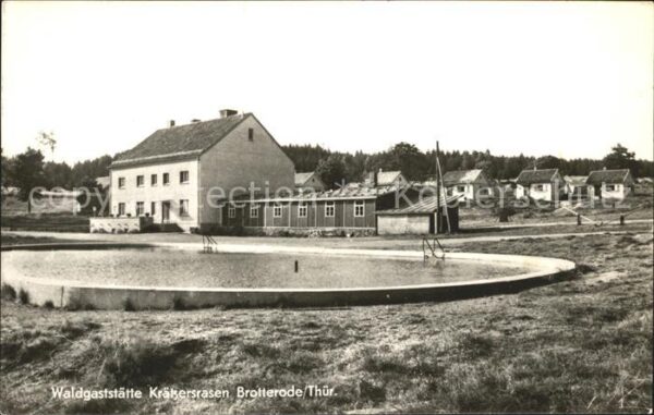Brotterode Waldgasstätte Krätzersrasen Schwimmbad