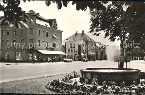 Plattling Isar Bayern Ludwigsplatz