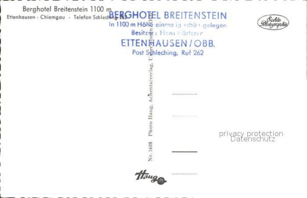 Ettenhausen Schleching Berghotel Breitenstein – Bild 2