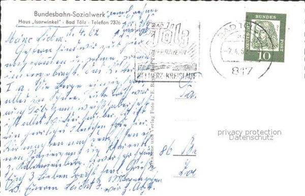 Bad Toelz Haus Isarwinkel Bundesbahn Sozialwerk – Bild 2