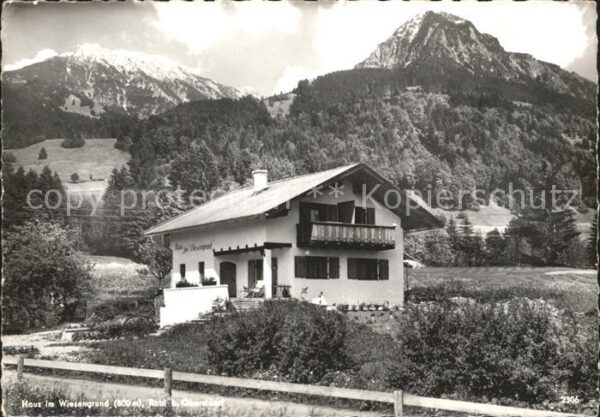 Oberstdorf Haus im Wiesengrund