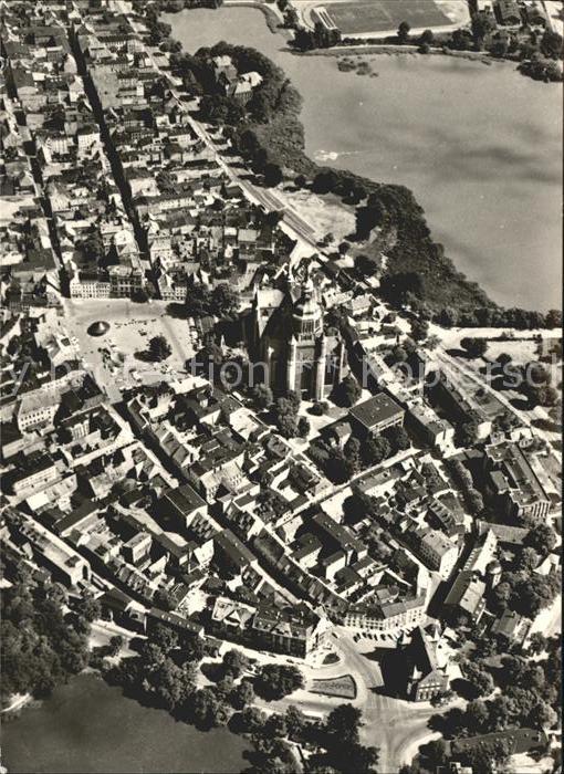 Stralsund Mecklenburg Vorpommern Fliegeraufnahme Altstadt
