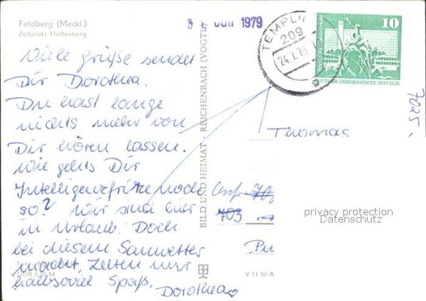 Feldberg Mecklenburg Camping Hüttenberg – Bild 2