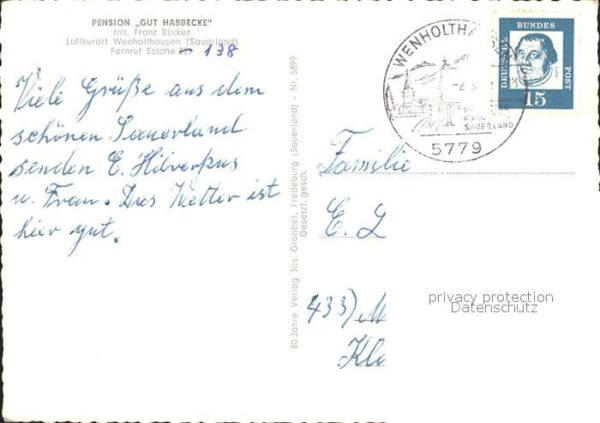 Wenholthausen Pension Gut Habbecke – Bild 2
