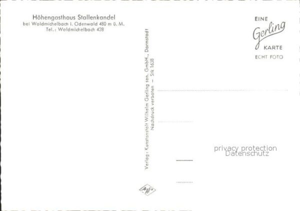 Waldmichelbach Gasthaus Stallenkandel – Bild 2