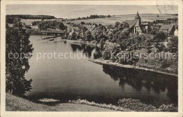 Saalburg Saale Am Stausee Saaletalsperre