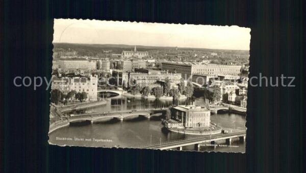 Stockholm Utsikt met Tegelbacken