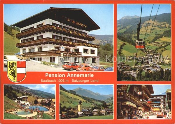 Saalbach-Hinterglemm Pension Annemarie Seilbahn Swimmingpool