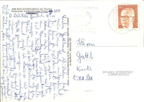 Bad Schwalbach Kurkliniken Pitzer Panorama – Bild 2