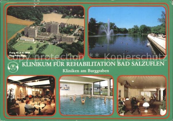 Bad Salzuflen Klinikum für Rehabilitation Fliegeraufn