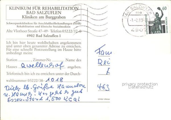 Bad Salzuflen Klinikum für Rehabilitation Fliegeraufn – Bild 2