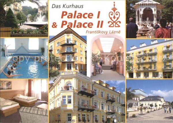 Frantiskovy Lazne Kurhaus Palace I und II Teilansichten H