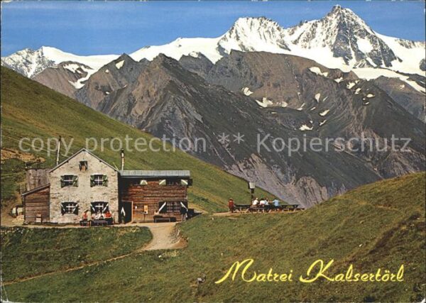 Matrei Osttirol Kalsertörl mit Grossglockner