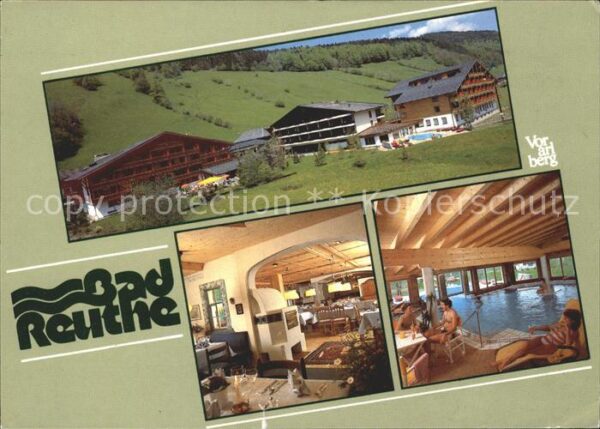 Reuthe Vorarlberg Kurhotel Moorheilbad Gastraum Hallenbad