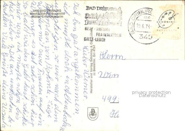 Bad Driburg Mütter Erholungsheim – Bild 2