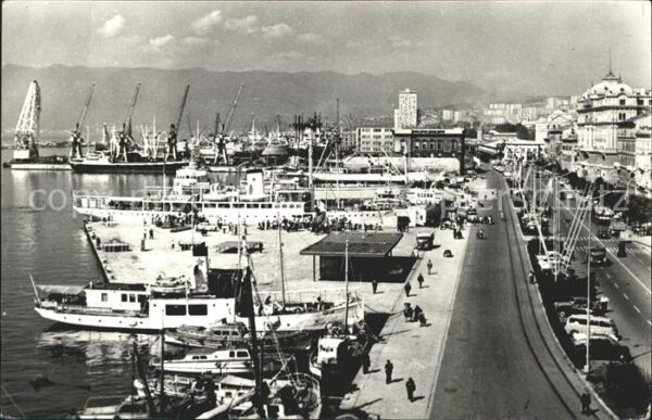Rijeka Fiume Hafen Panorama