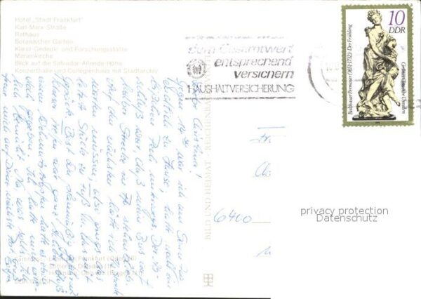 Frankfurt Oder Hotel Stadt Frankfurt Rathaus Botanisch – Bild 2