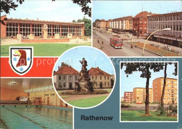Rathenow Volksschwimmhalle Wilhelm Pieck Str Den