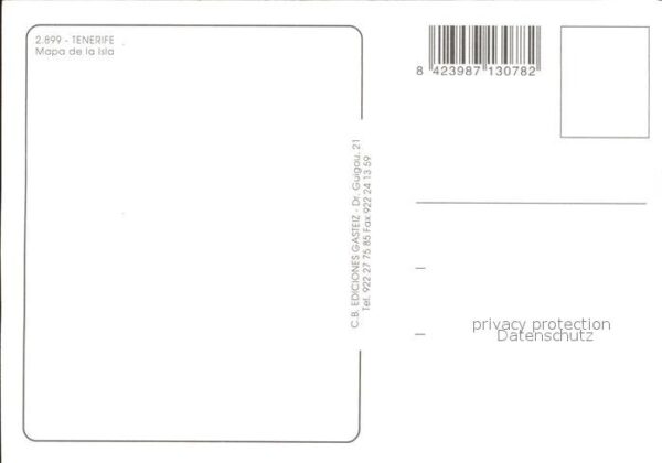 Tenerife Mapa de la Isla – Bild 2