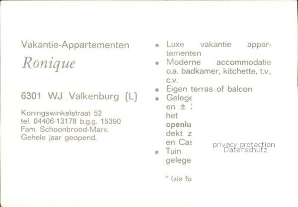 Valkenburg Suedholland Ronique Vakantie Appartementen – Bild 2