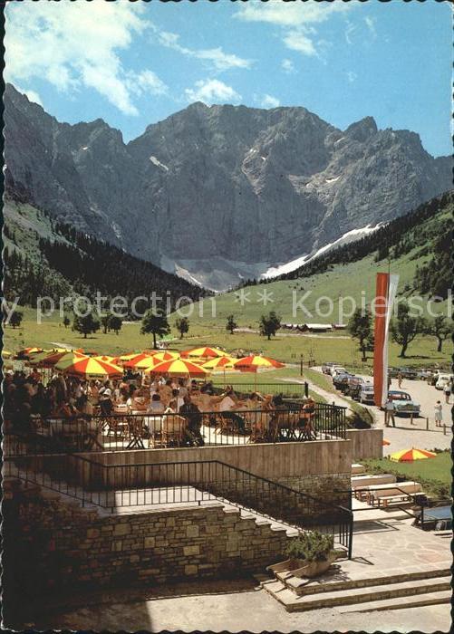 Hinterriss Tirol Alpengasthof Eng Terrasse Karwendel