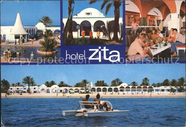 Zarzis Hotel Zita Swimmingpool Bar Tretboot