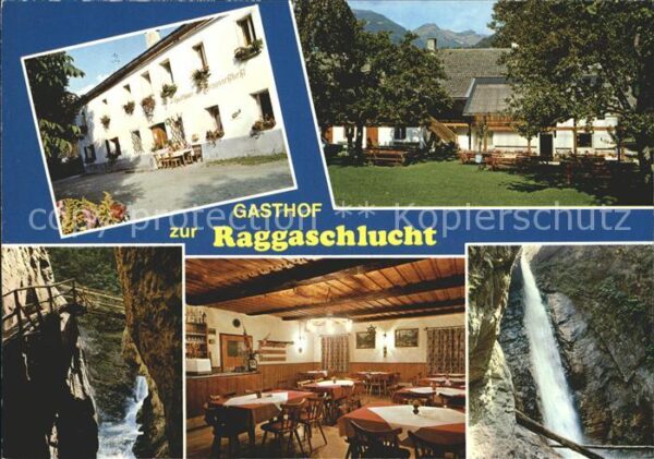 Flattach Gasthof zur Raggaschlucht Gaststube Was