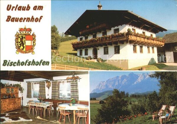 Bischofshofen Urlaub am Bauernhof Fam Saller Stube Pa