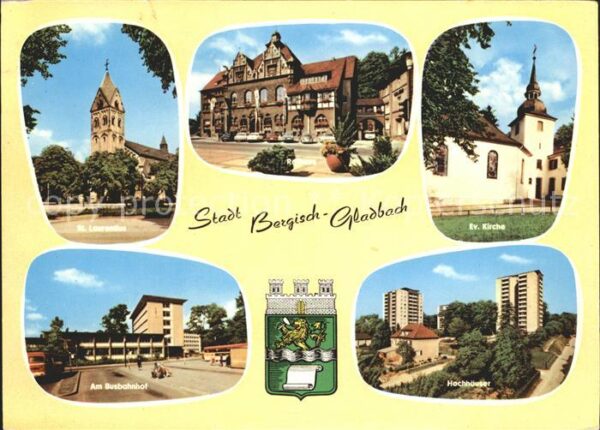 Bergisch Gladbach St Laurentius Ev Kirche Busbahnhof Hoch