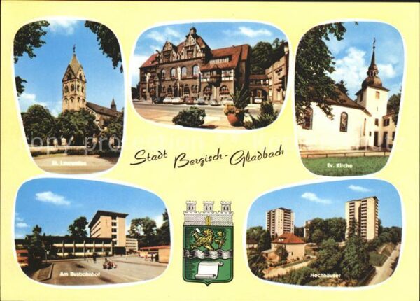 Bergisch Gladbach St Laurentius Rathaus Ev Kirche Busbahn