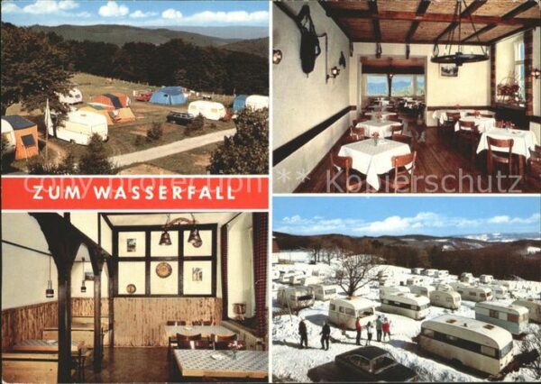 Wasserfall Bestwig Gasthof Pension Zum Wasserfall Gastraum
