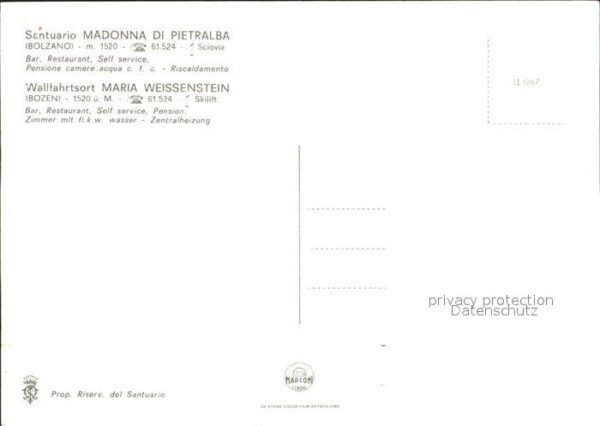 Bolzano Santuario Madonna di Pietralba – Bild 2