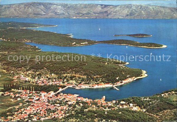 Jelsa Kroatien Panorama