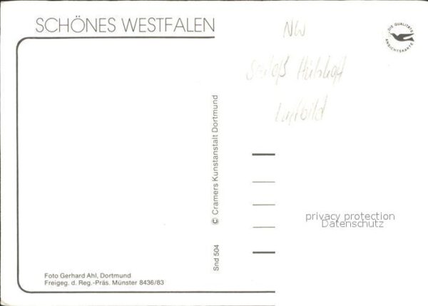 Westfalen Region Schloss Hülshoff Fliegeraufnahme – Bild 2