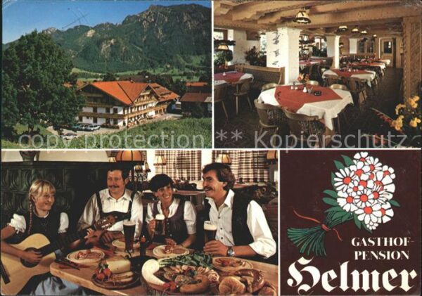 Schwangau Gasthof Pension Helmer Stube Musiker Br