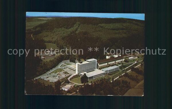 Hoexter Weser Weserbergland Klinik Fliegeraufnahme