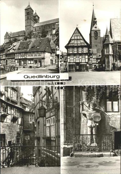 Quedlinburg Mühlenstrasse Stiftskirche Am Mühlgrabe