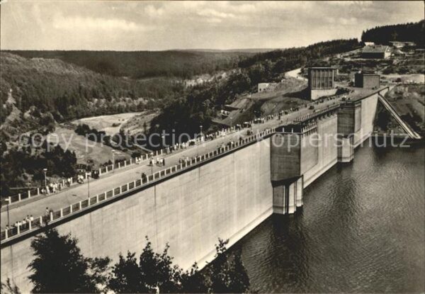 Wendefurth Rappbodetalsperre Staumauer