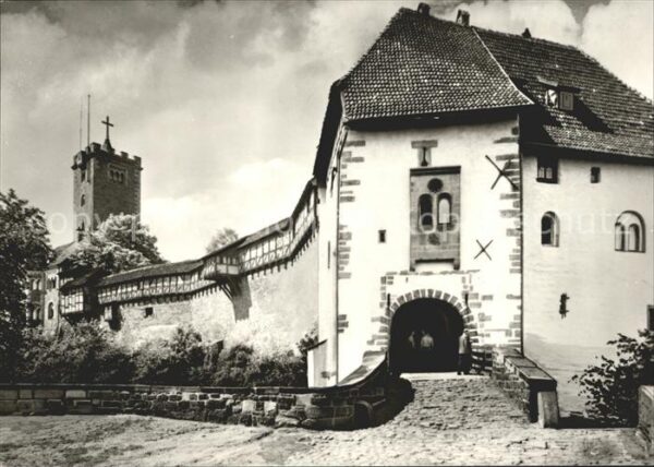Eisenach Thueringen Die Wartburg Eingang