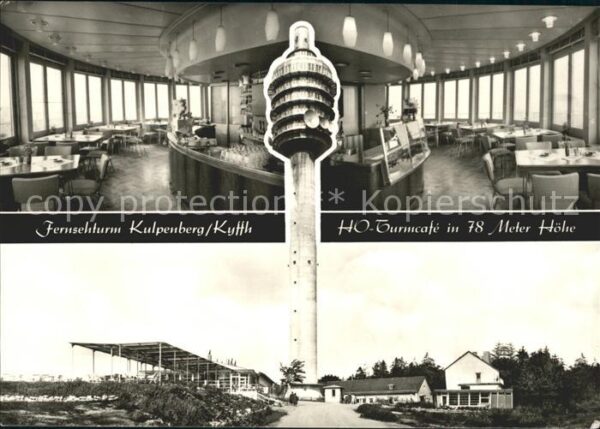 Kyffhaeuser Fernsehturm Kulpenberg HO Turmcafe