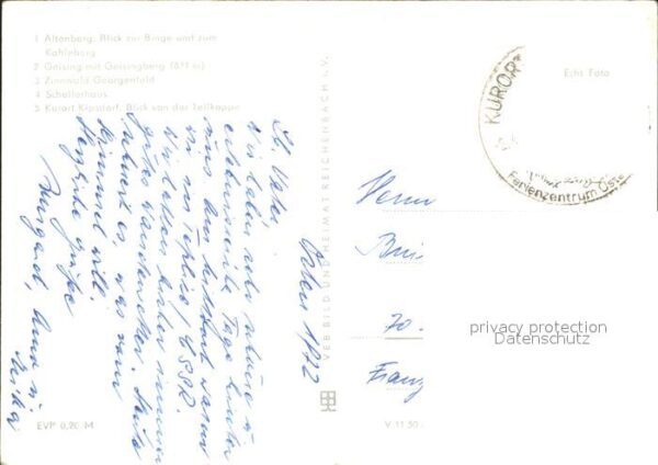Altenberg Erzgebirge Geising mit Geisingberg Zinnwald George – Bild 2