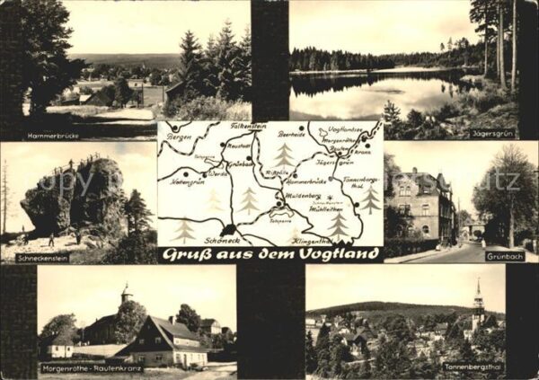 Vogtland Region Hammerbrücke Jägersgrün Schneckenstein
